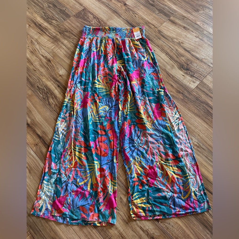 Swim Cover-up Wide-Leg Pants